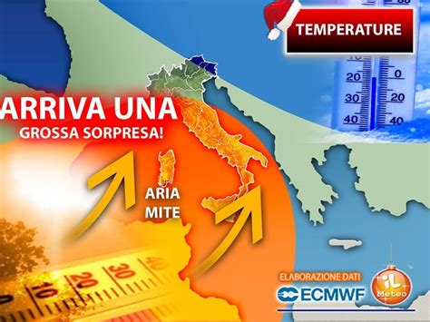 Meteo TEMPERATURE In Stravolgimento Totale E In Arrivo Una Grossa