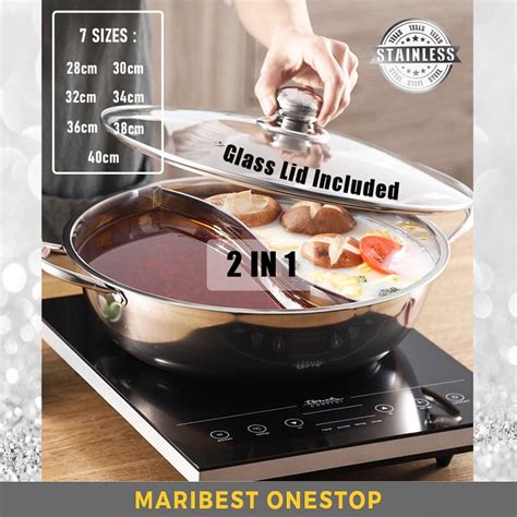 Stainless Steel In Separate Hot Pot To Cm Sizes Two Flavor