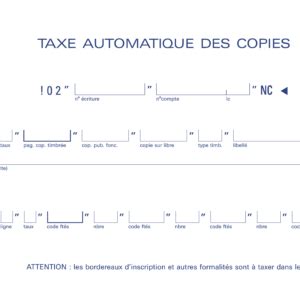 taxe automatique Imprimerie Fortin Le Progrès