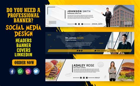 Design Professional Linkedin Banner Cover Header By Designhalex0 Fiverr