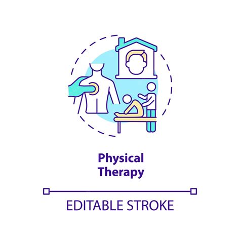 Premium Vector Physical Therapy Concept Icon