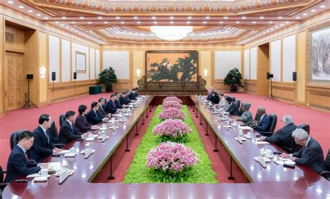 Xi Jinping Rencontre Les Responsables Des Principales Organisations