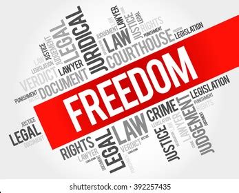 Freedom Word Cloud Concept Stock Vector Royalty Free 392257435