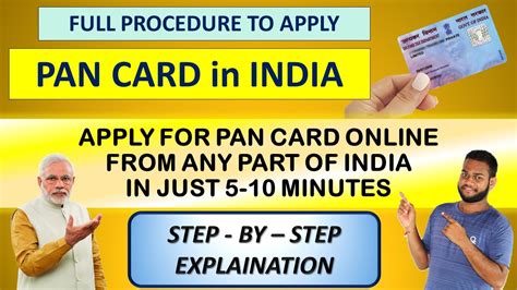 How To Apply For Pan Card Online In India Pan Card Online Application