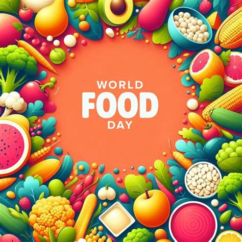 World Food Day Wishes Banner Design Template Premium Ai Generated Psd