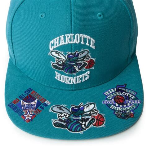 Mitchell And Ness Charlotte Hornets Snapback Hssmm Choteal Shiekh