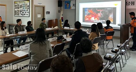 고흥소방서 겨울철 전통시장 화재예방 간담회 개최