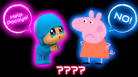 Pocoyo Peppa Pig Help Pocoyo No Sound Variations In Seconds