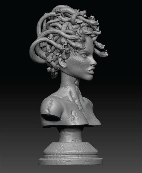 Medusa Bust 3d Model 3d Printable Cgtrader