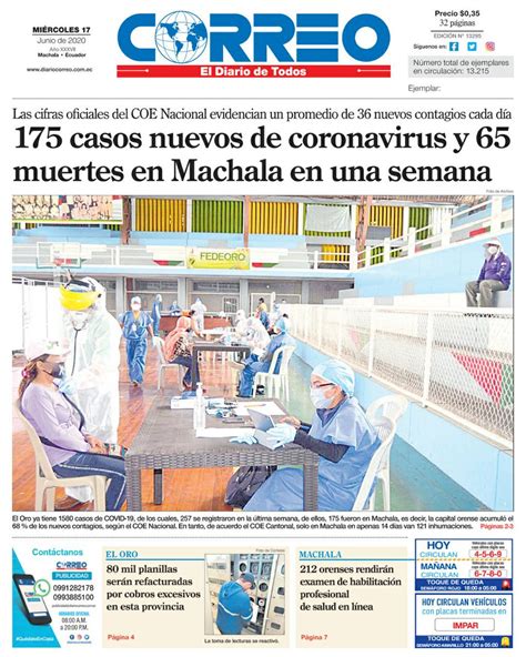 odio Alicia El cielo periodico el correo de machala terremoto ...