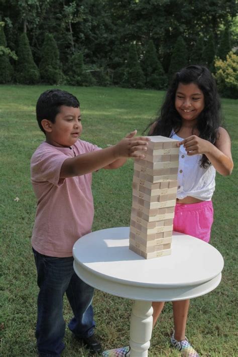 Jenga Gigante De Los Mejores Juegos Para Toda La Familia