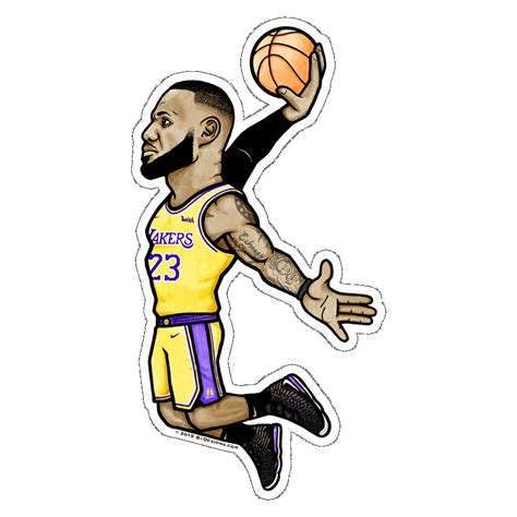 LeBron James (Lakers) - Sticker