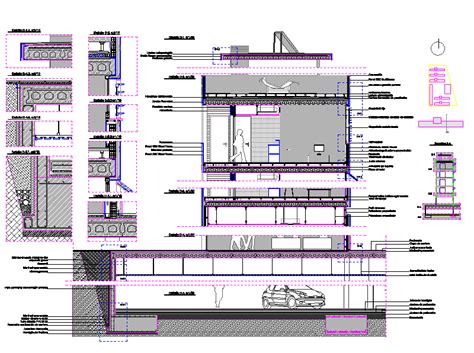 Detalles Constructivos Estructura Met Lica En Dibujo De Autocad