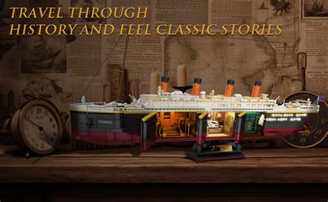 Amazon Zylvoxia Titanic Building Set 2288 Pcs Titanic Big Ship