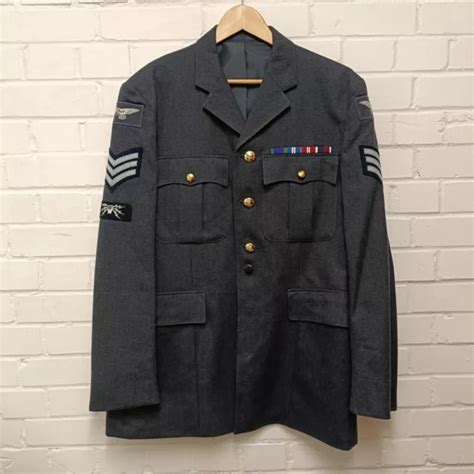 Raf Royal Air Force Mans No1 Dress Jacket Chest 116cm Long British