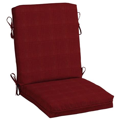 Hampton Bay Chili Outdoor Dining Chair Cushion Ff73336b 9d5 The Home