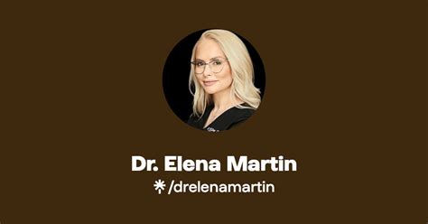 Dr Elena Martin Instagram Facebook Linktree