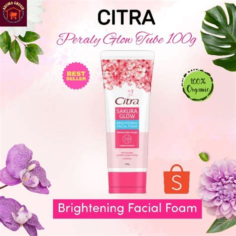 Jual Citra Pearly Glow Brightening Facial Foam G Shopee Indonesia