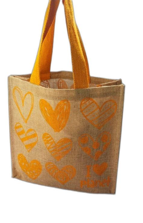 Printed Jute Shopping Bag At Rs 60 Piece प्रिंटेड जूट शॉपिंग बैग In