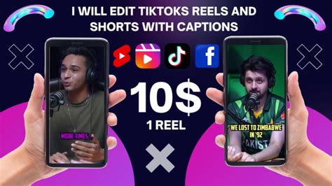 Edit Tiktoks Reels And Yt Shorts With Captions By Haideropk Fiverr