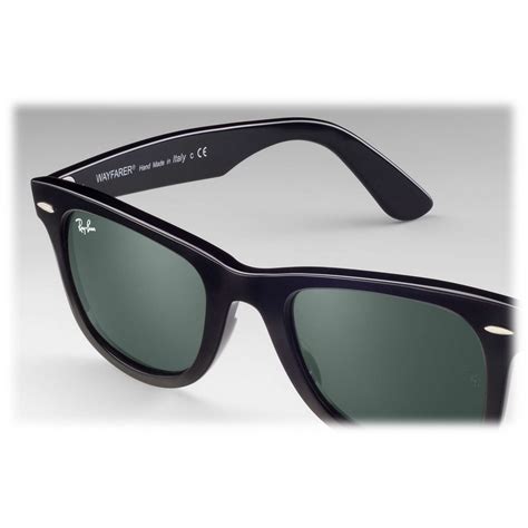 Ray Ban Rb4340 601 Original Wayfarer Ease Black Green Classic G 15 Lenses Sunglass