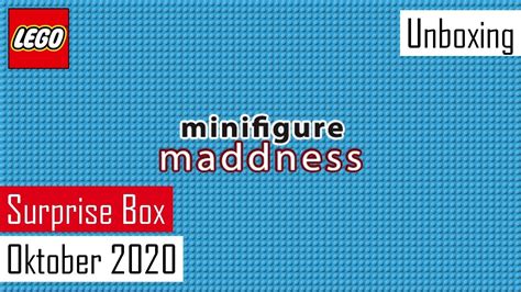 Unboxing Minifigure Maddness Surprise Box Oktober 2020 YouTube