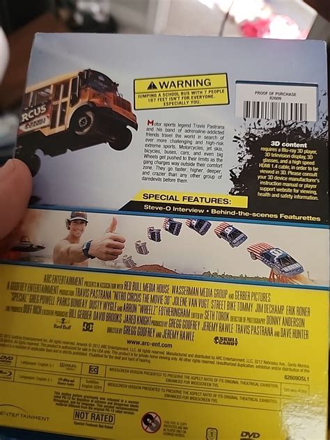 Nitro Circus The Movie Blu Ray Dvd 2012 Unrated 3d 796019826099 Ebay