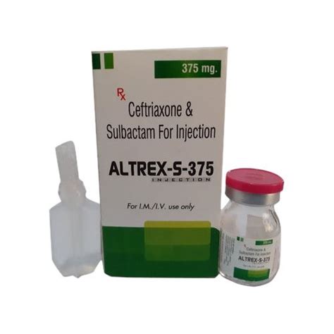 Liquid Allopathic Ceftriaxone And Sulbactam For Injection For Clinical