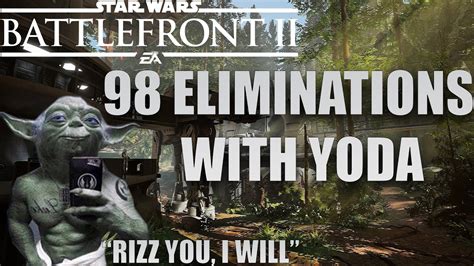 Intense Eliminations With Yoda In Battlefront Galactic