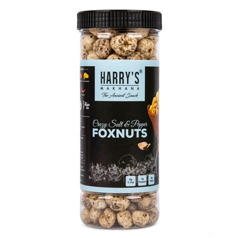 Harrys Makhana Roasted And Flavoured Foxnuts Salt N Pepper 70 Gm