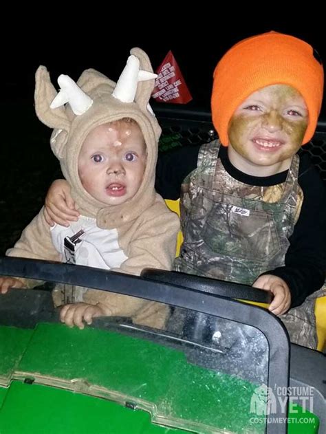 Open Season Hunter and Deer Kids Costumes - Costume Yeti