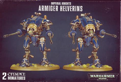 Games Workshop Warhammer 40k Imperial Knights Armiger Helverins