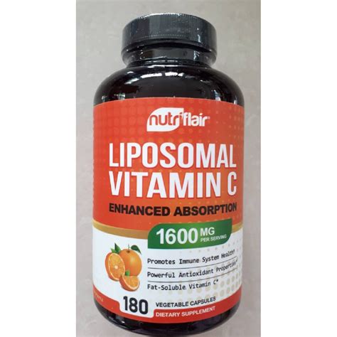 NutriFlair Premium Liposomal Glutathione Setria 60 Caps Liposomal