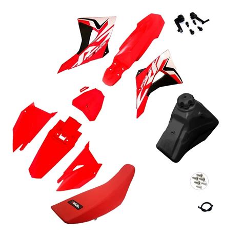 Kit Roupa Crf Adaptavel Bros Xr Tornado Xtz Biker