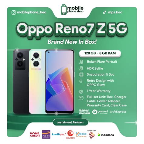 Jual Oppo Reno Z G Gb Ram Gb Gb Smartphone Resmi Bnib