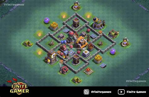 20 Best Builder Hall 5 Base With Link 2023 Bh5 Base Layout Finite Gamer Base