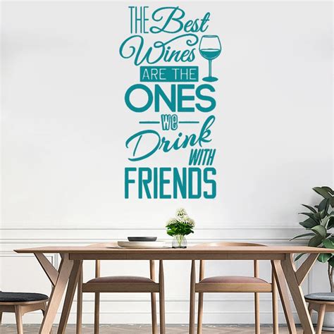 GA13 Quotes Wall Decal Vinyl Movable Wall Sticker Dining Room Kitchen ...