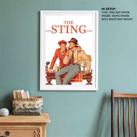 The Sting (1973) Movie Poster: Buy Hollywood & Famous Movie Posters – Dessine Art