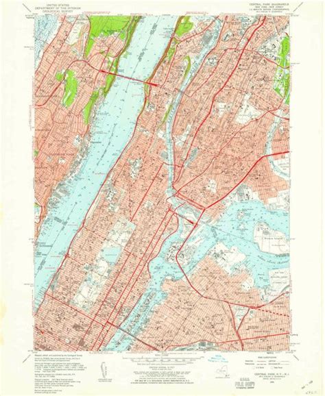 New York City Map Art Topographic Map By Superiorcraftcompany New