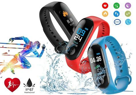 Montre à bracelet intelligent MEDICA bracelet fitness tracker pression