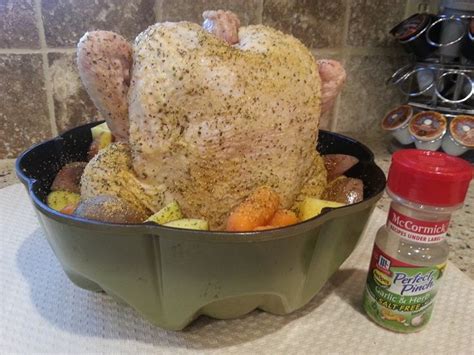 Roast A Whole Chicken In A Bundt Pan Bundt Pan Recipes Chicken Recipes Chicken Dishes