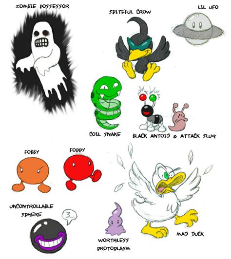 More Earthbound Enemies By Greliz On Deviantart