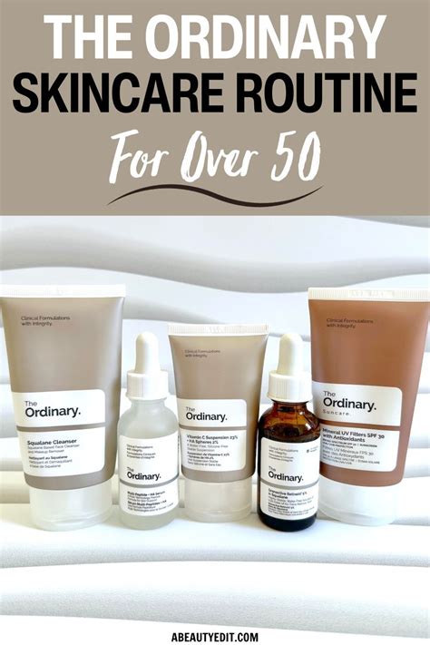 The Ordinary Skincare Routine For Over 50 The Ordinary Skincare