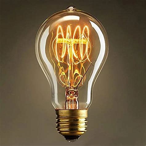 Lightinbox E27 40W Vintage Screw Light Bulb Quad Loop Filament