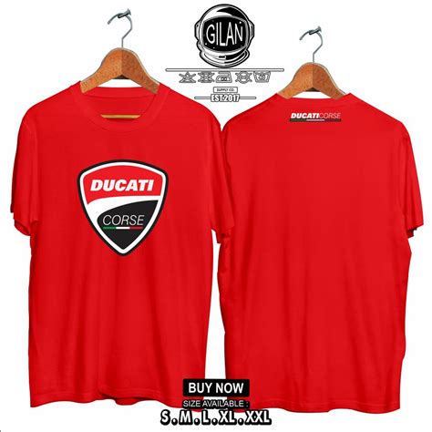 Jual Kaos Baju Ducati Corse Logo Mission Winnow Moto Gp Logo Kaos