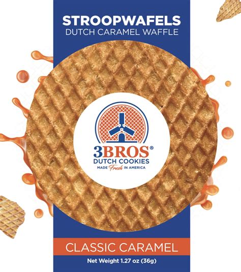 Buy Bros Dutch Cookies Classic Caramel Stroopwafel Original Dutch