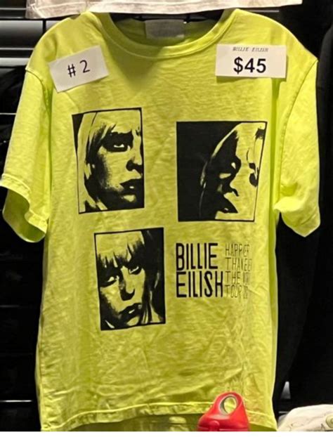 Billie Eilish Happier Than Ever World Tour 2022 Neon … Gem