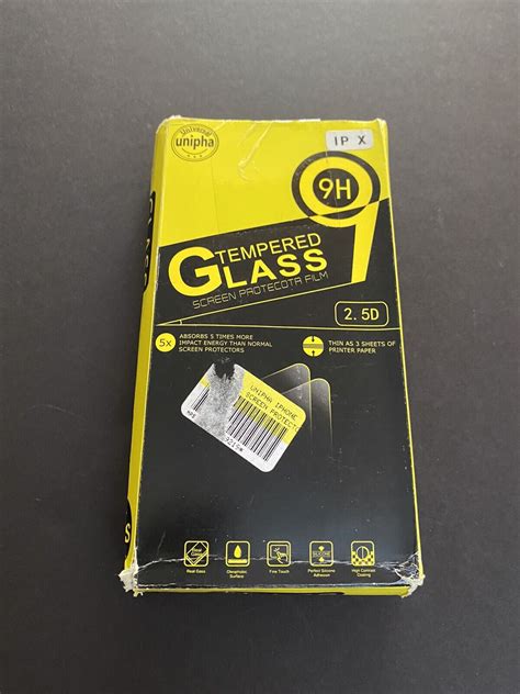 Universal Unipha Tempered Screen Protector Glass Iphone X 10 Pieces Ebay