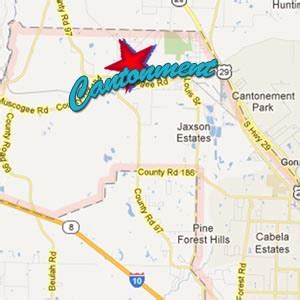 Cantonment Florida Map ~ ARQUIRURGICA