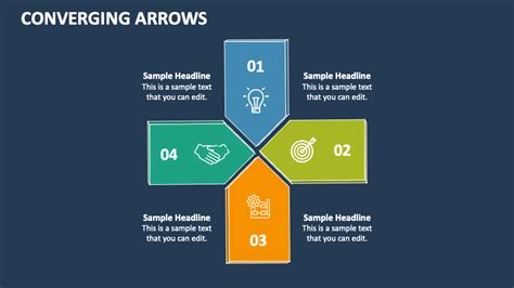 Converging Arrows PowerPoint And Google Slides Template PPT Slides